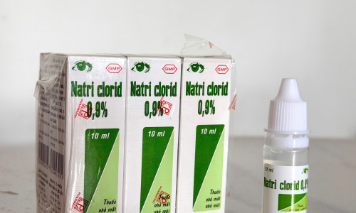 Recall of Natri clorid 0,9% eye drops batch due to clarity failure