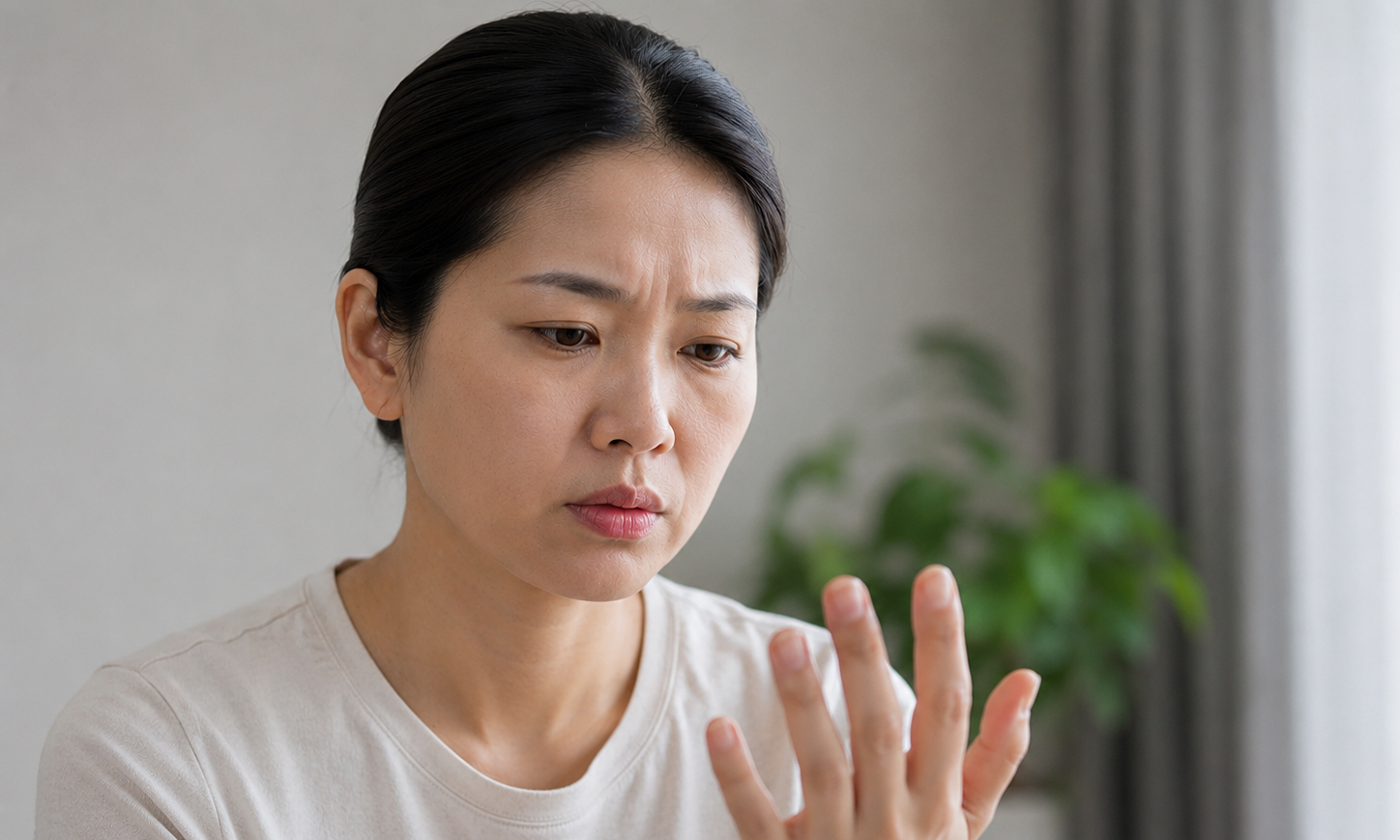 Doctor points out hand signs that warn of lung disease