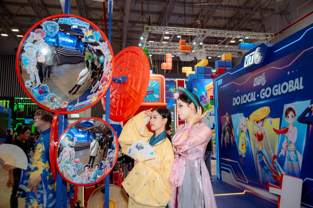 A series of engaging activities at the VTC booth at Vietnam Gameverse 2026