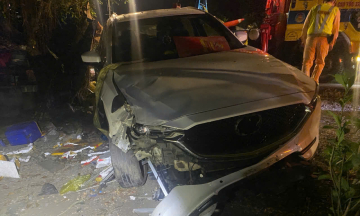 Foreign female driver investigated after car crashes into home, killing one person
