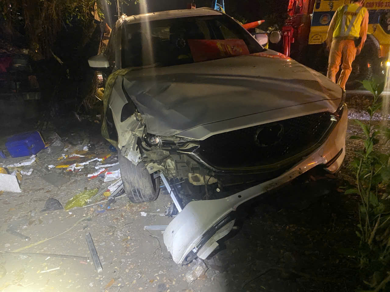 Foreign female driver investigated after car crashes into home, killing one person
