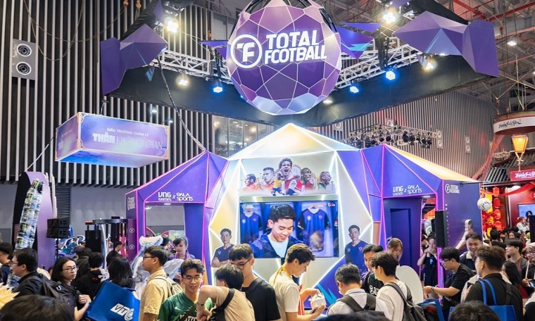 Total Football VNG's array of experiences at Vietnam GameVerse 2026