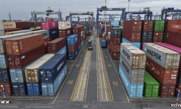 Import, export turnover rises sharply