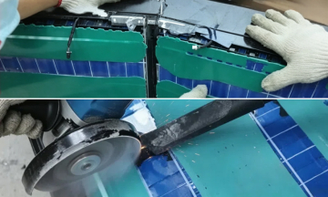 Electric vehicle battery 'tortured' with saws, hammers