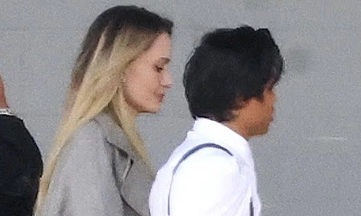 Pax Thien and mother attend sister Zahara's graduation