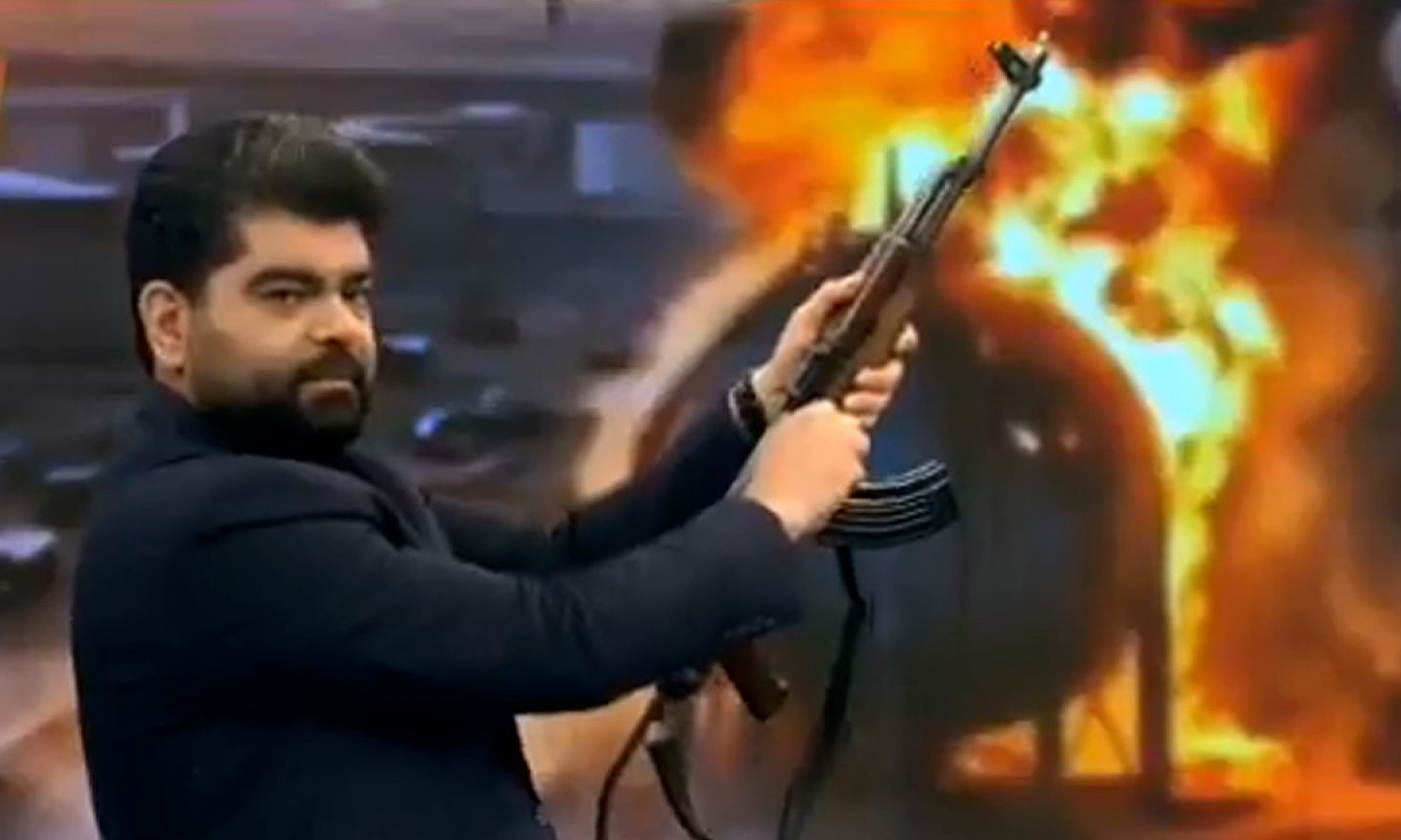 Iranian television instructs citizens on AK-47 training after President Trump's threats
