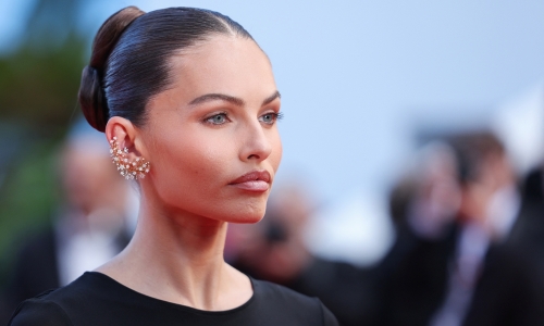 'World's most beautiful girl' wears curve-enhancing dress in Cannes