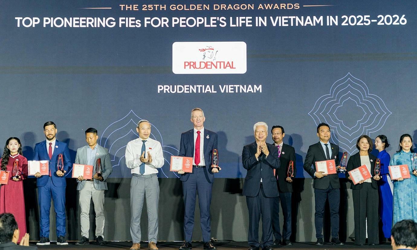 Prudential receives golden dragon award for sustainable development orientation