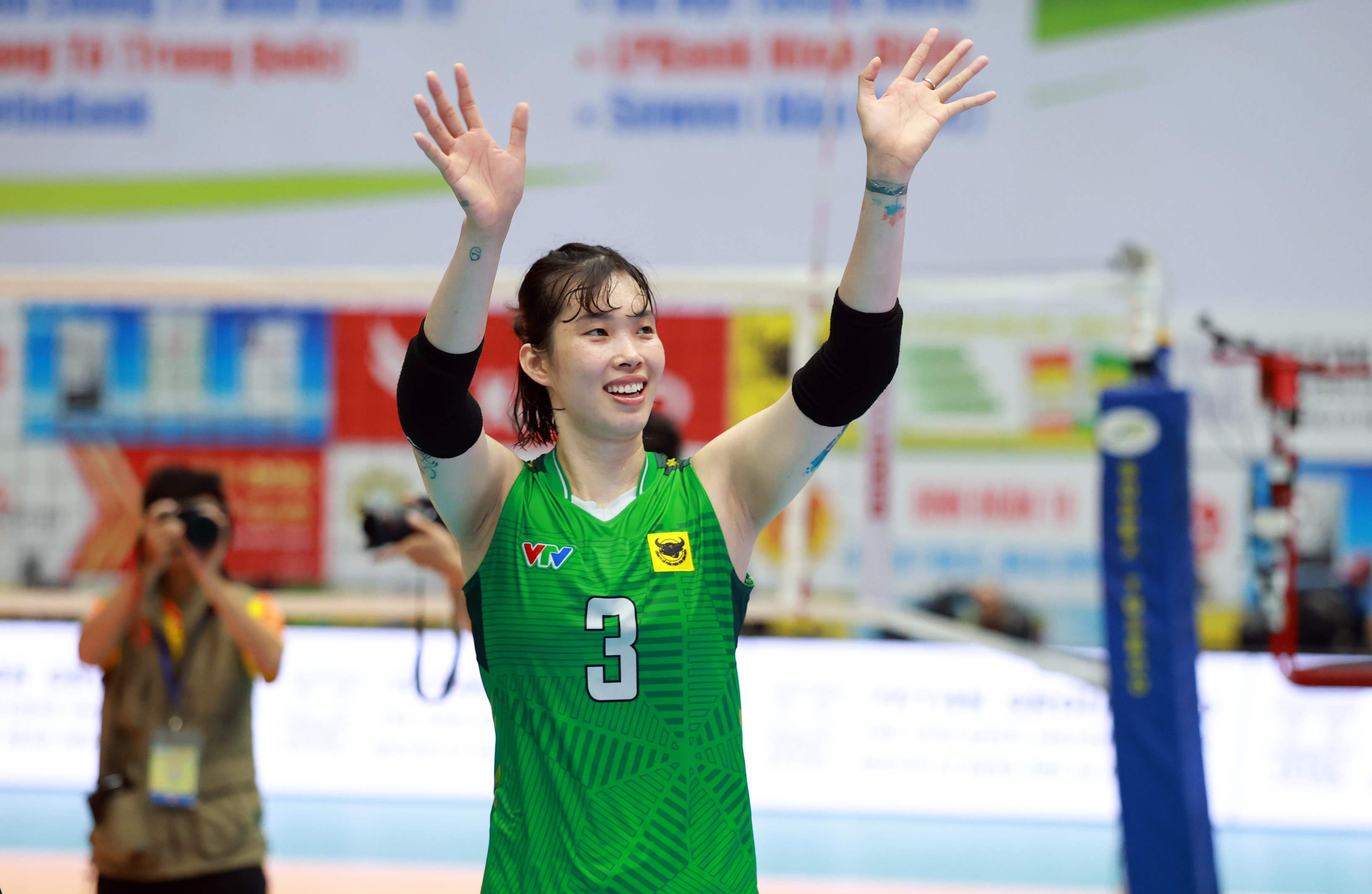 Thanh Thuy leads Long An to international women's volleyball final