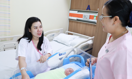 Fetus with congenital heart disease born safely