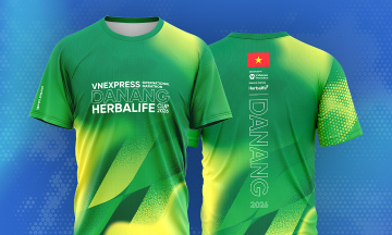 VnExpress Da Nang International Marathon Herbalife Cup announces race shirts