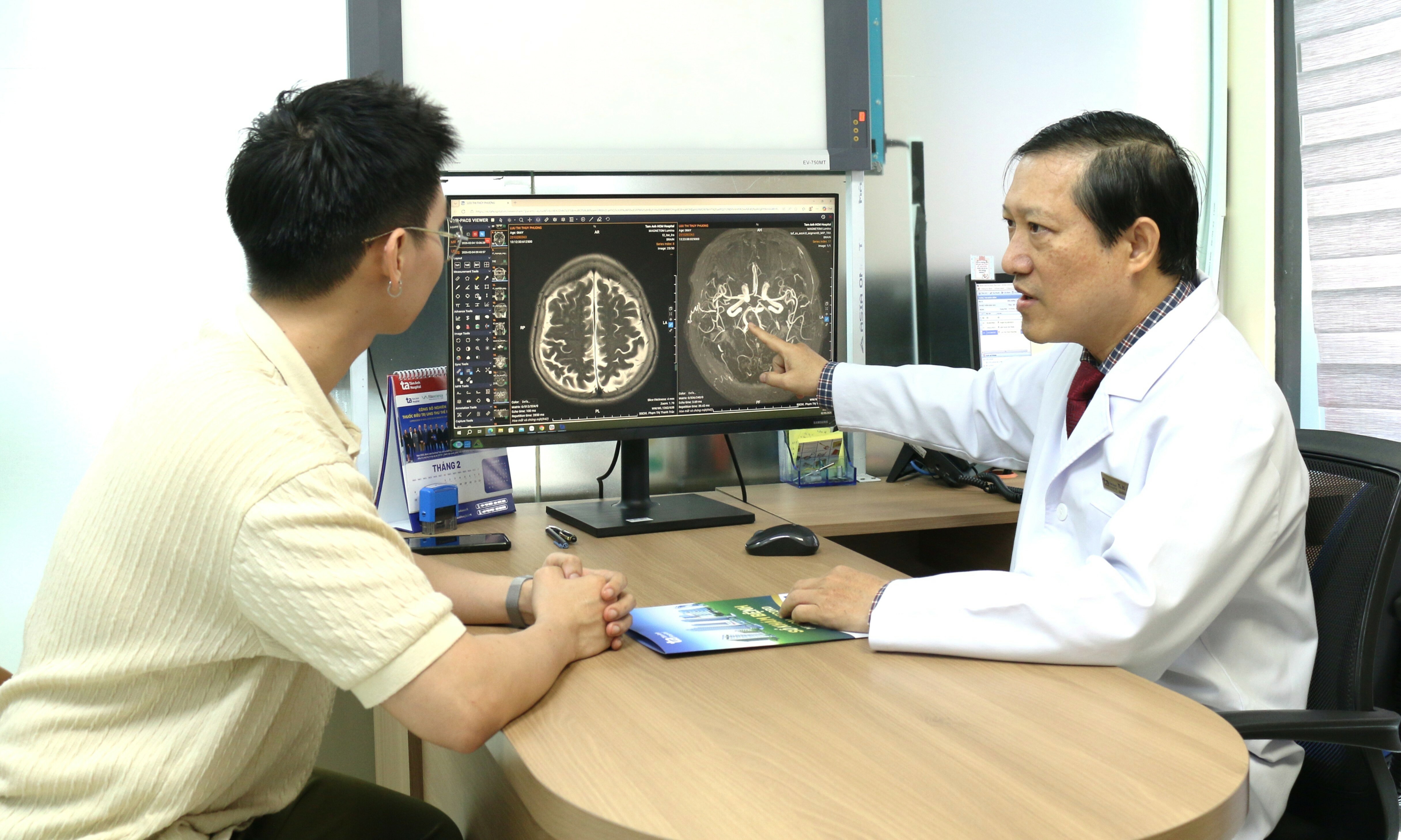 Can cerebral ischemia cause headaches?