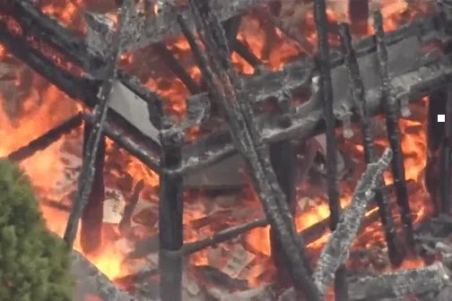 "1,200-year flame" suspected in Japan temple fire