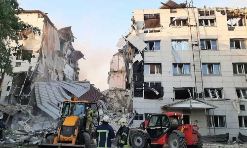 Russia accuses Ukraine of "horrific crimes" in Lugansk