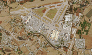Dozens of US military aircraft gather at Israeli international airport