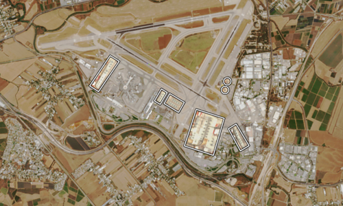 Dozens of US military aircraft gather at Israeli international airport