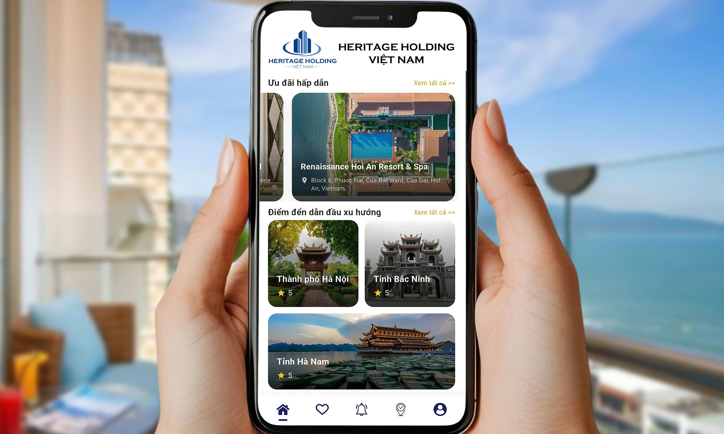 Heritage Holding Vietnam launches digital tourism with E-Booking app