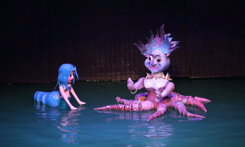 Water puppetry recreates Andersen's fairy tales