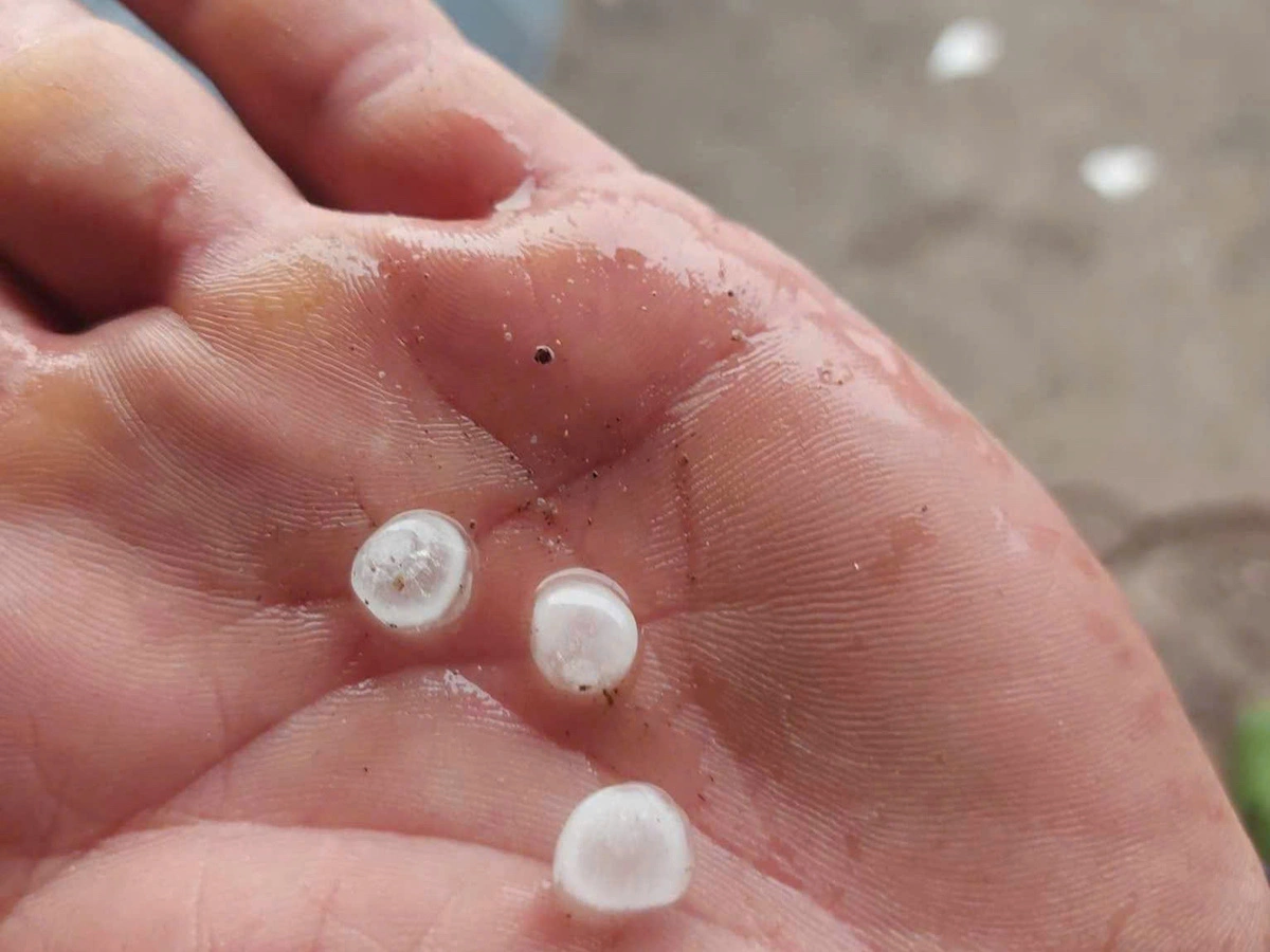 Hailstorm in Dong Nai