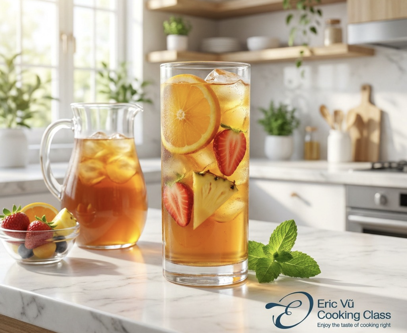 How to make refreshing cold brew fruit tea for summer