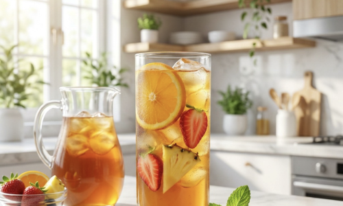 How to make refreshing cold brew fruit tea for summer