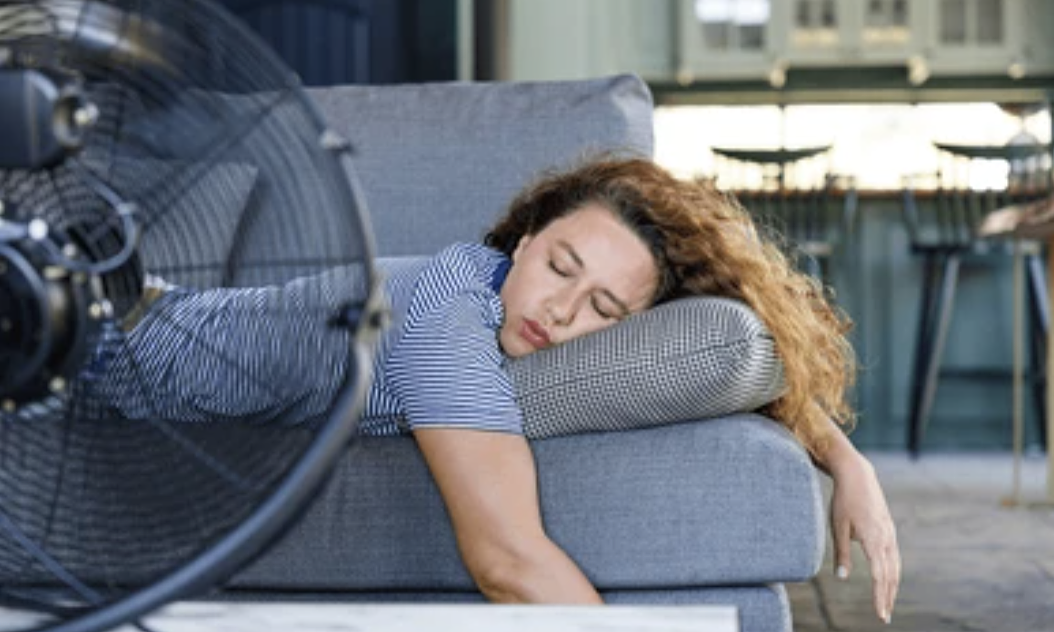 The harms of leaving a fan on all night during hot weather
