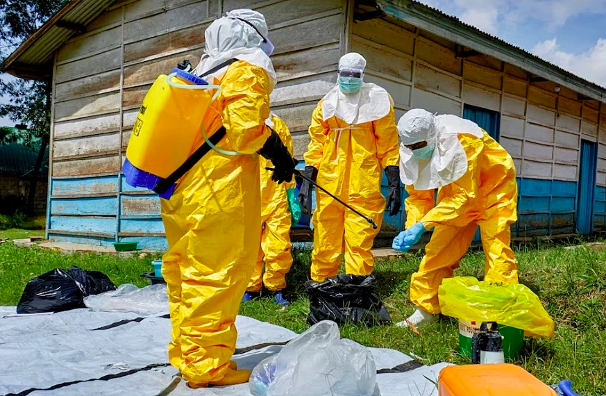 Ministry of health: ebola unlikely to spread widely like covid-19