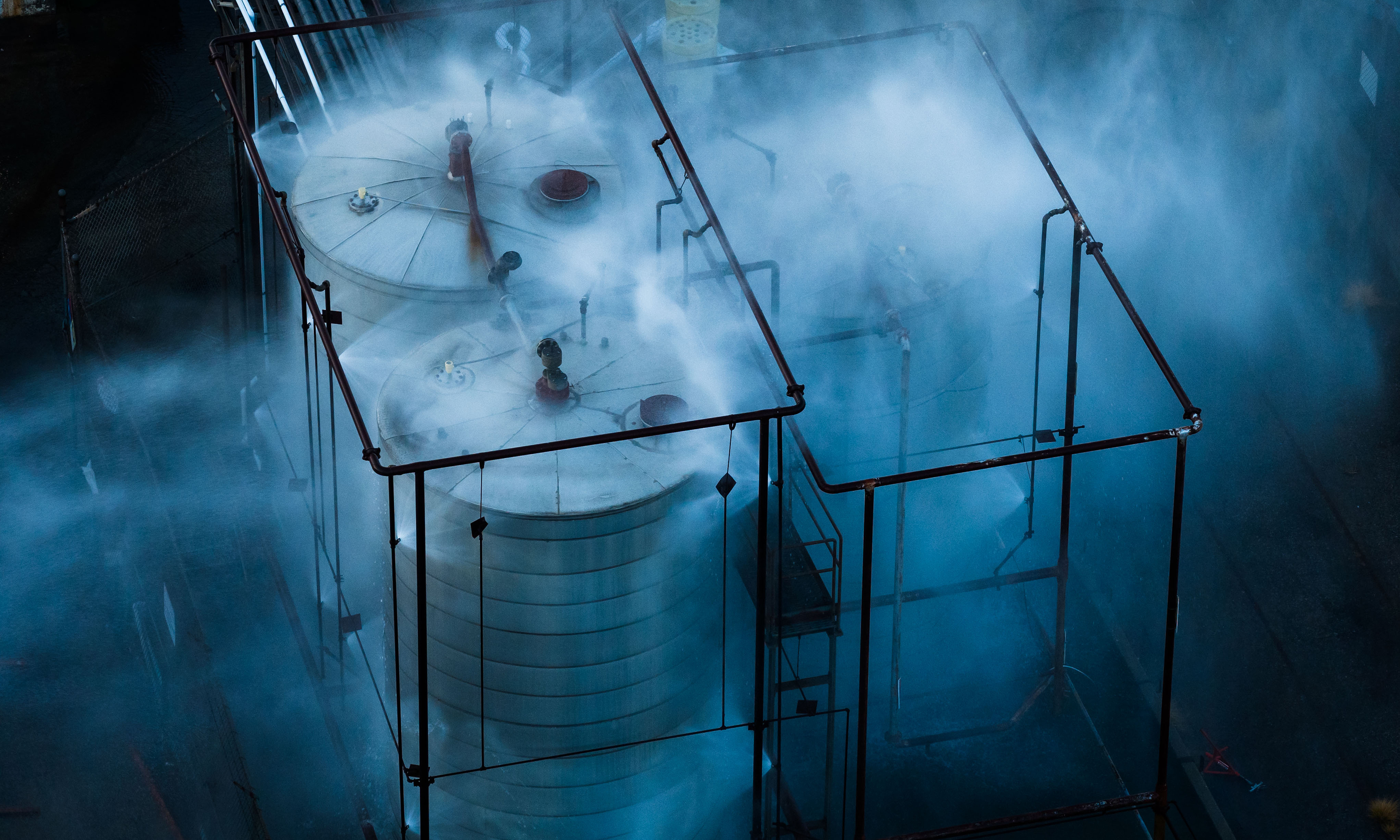 Orange county eliminates chemical tank explosion risk