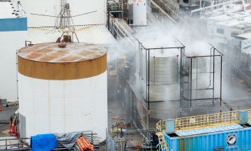 Crack "saves" hazardous chemical tank in Orange County