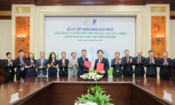V-Green partners with VNPT for EV charging stations, battery swap cabinets
