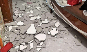 6-month-old baby dies from falling ceiling plaster