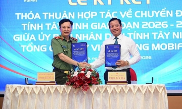 MobiFone partners for comprehensive digital transformation with Tay Ninh province