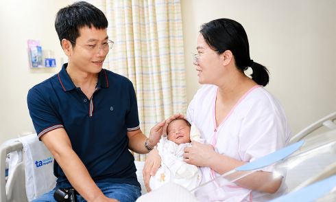 After nine years of infertility and eight failed embryo transfers, a mother's dream comes true