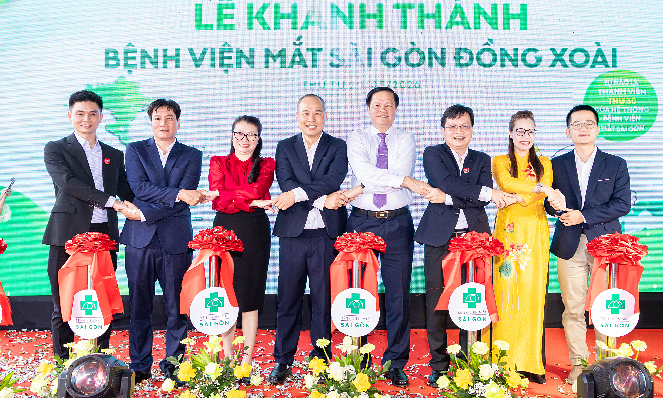 Sai Gon Eye Hospital Dong Xoai inaugurates, becoming 30th facility in Vietnam's largest eye hospital system