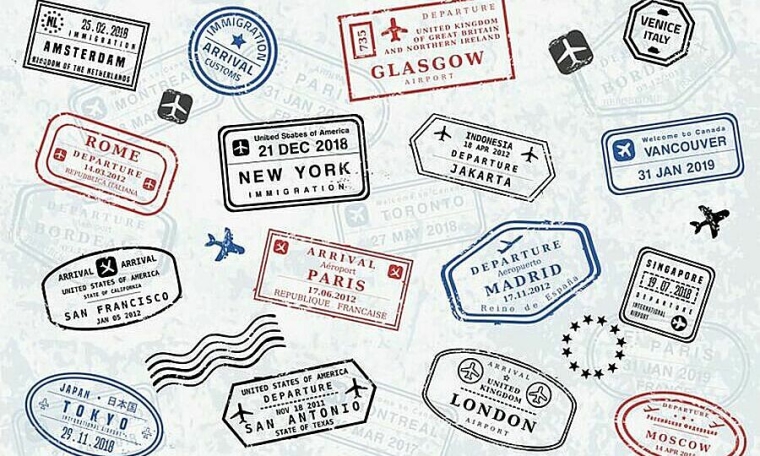 Souvenir stamps can invalidate passports
