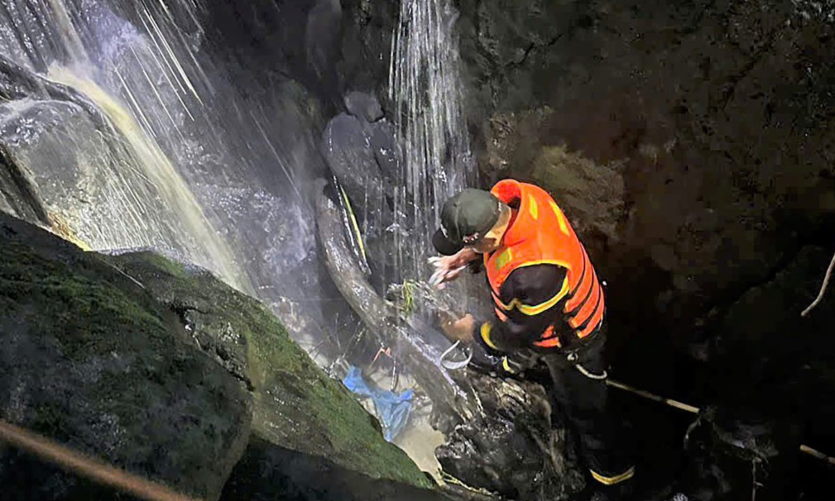 16-year-old student dies after slipping down deep waterfall