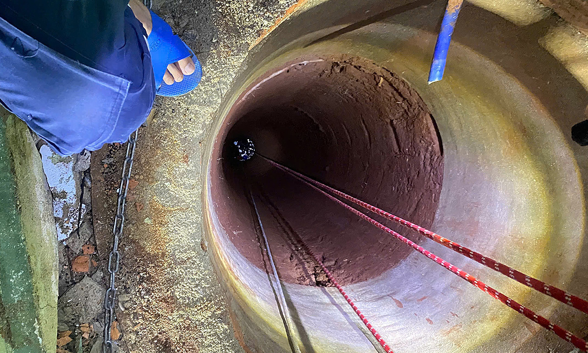 Woman rescued after 8-hour ordeal trapped in deep well