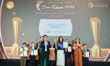 MB receives 8th Sao Khue award with three wins from BIZ MBBank