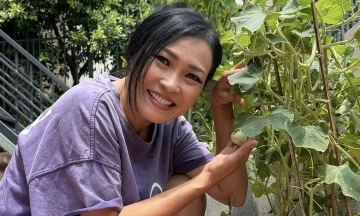 Phuong Thanh's mini rooftop garden
