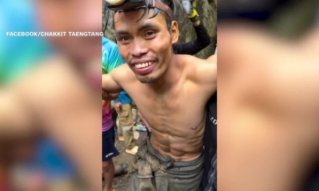 4 individuals trapped in Laos self-rescue from cave