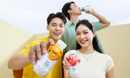 TH true JUICE milk: fruit milk drink for young people