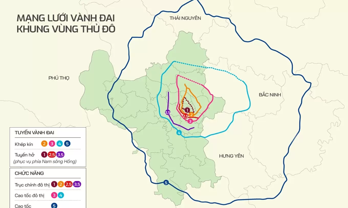 Hanoi proposes 8-lane expressway for ring road 5