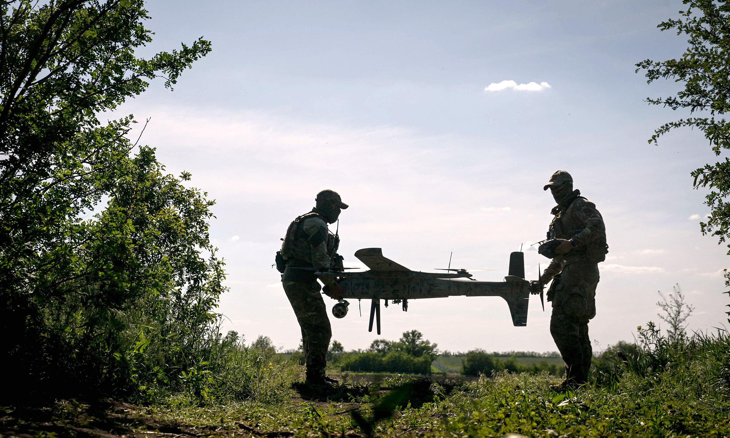 UAV network helps Ukraine hold back Russia