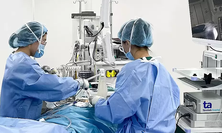 Suspected nasopharyngeal tumor turns out to be an abscess