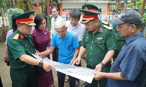 Ho Chi Minh City surveys suspected mass grave site of fallen soldiers in Le Thi Rieng Park