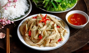 Six rustic nem thinh dishes of Vietnamese cuisine