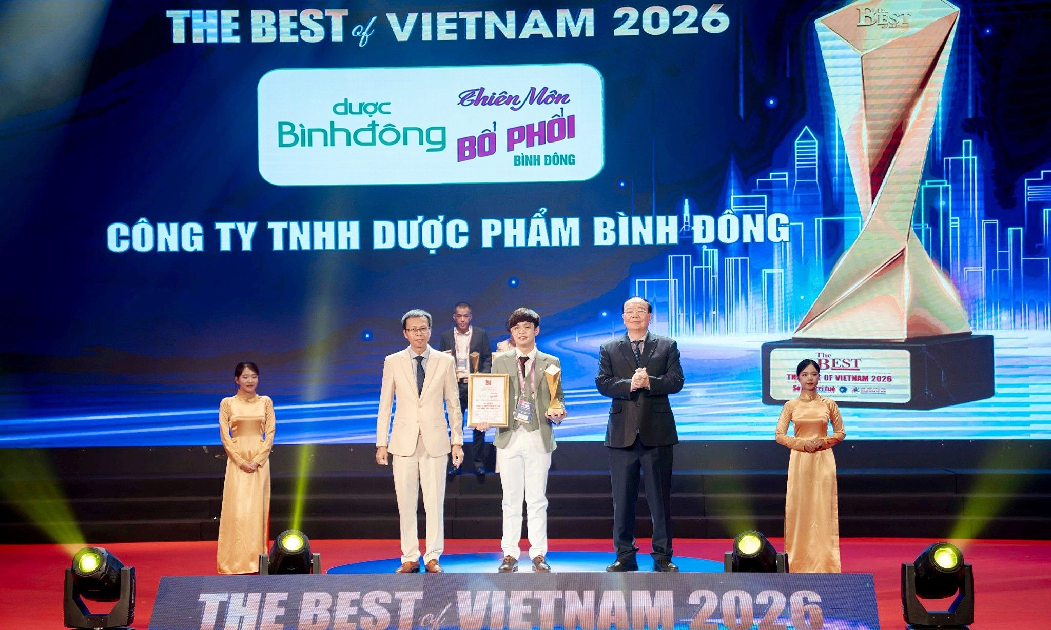 Binh Dong Pharmaceutical ranked among Vietnam's top 10 reputable pharmaceutical companies
