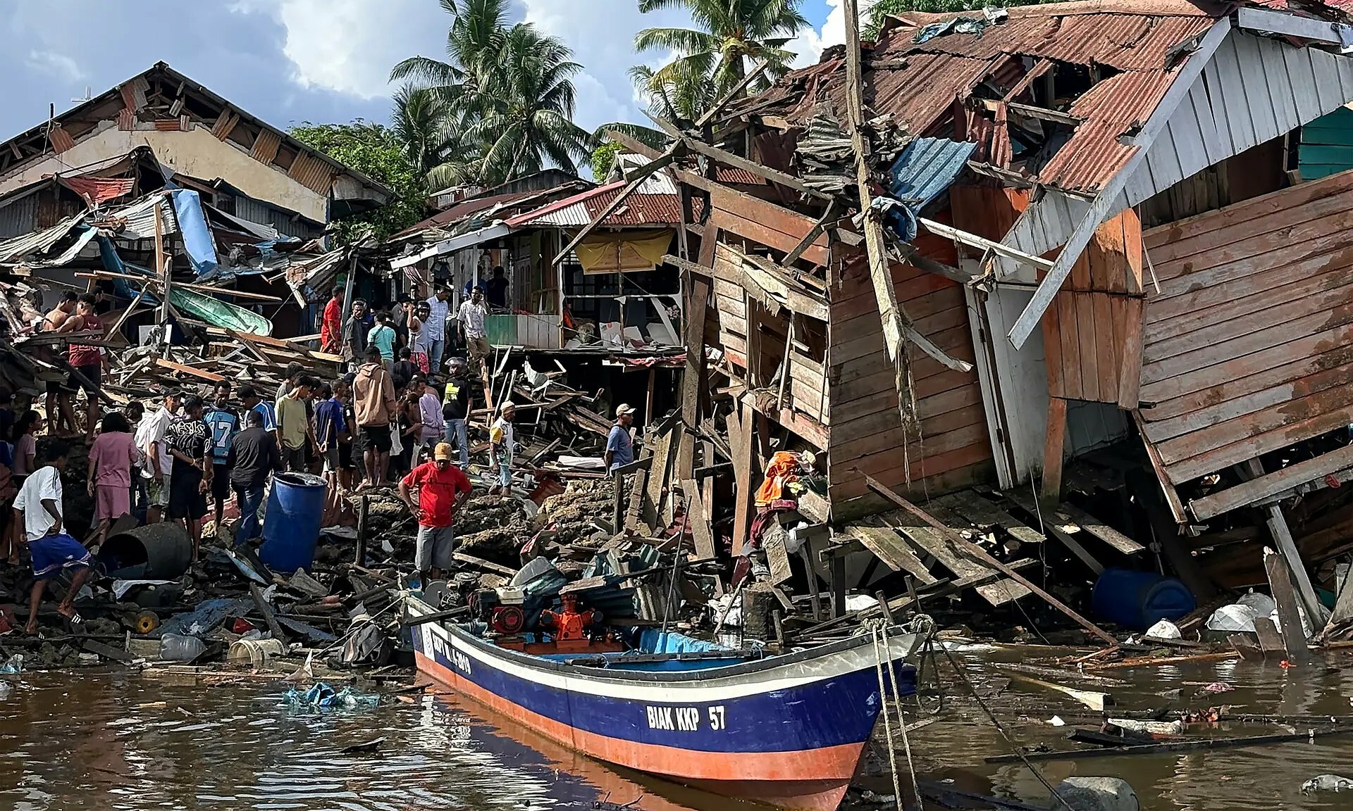 World War II bomb destroys nine homes in Indonesia