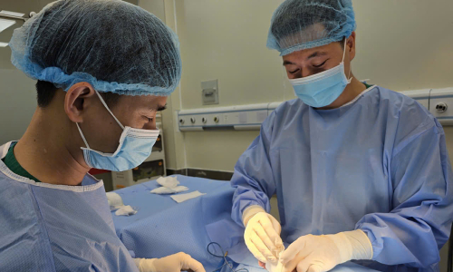 Penis damaged after injection of unknown substance for enlargement