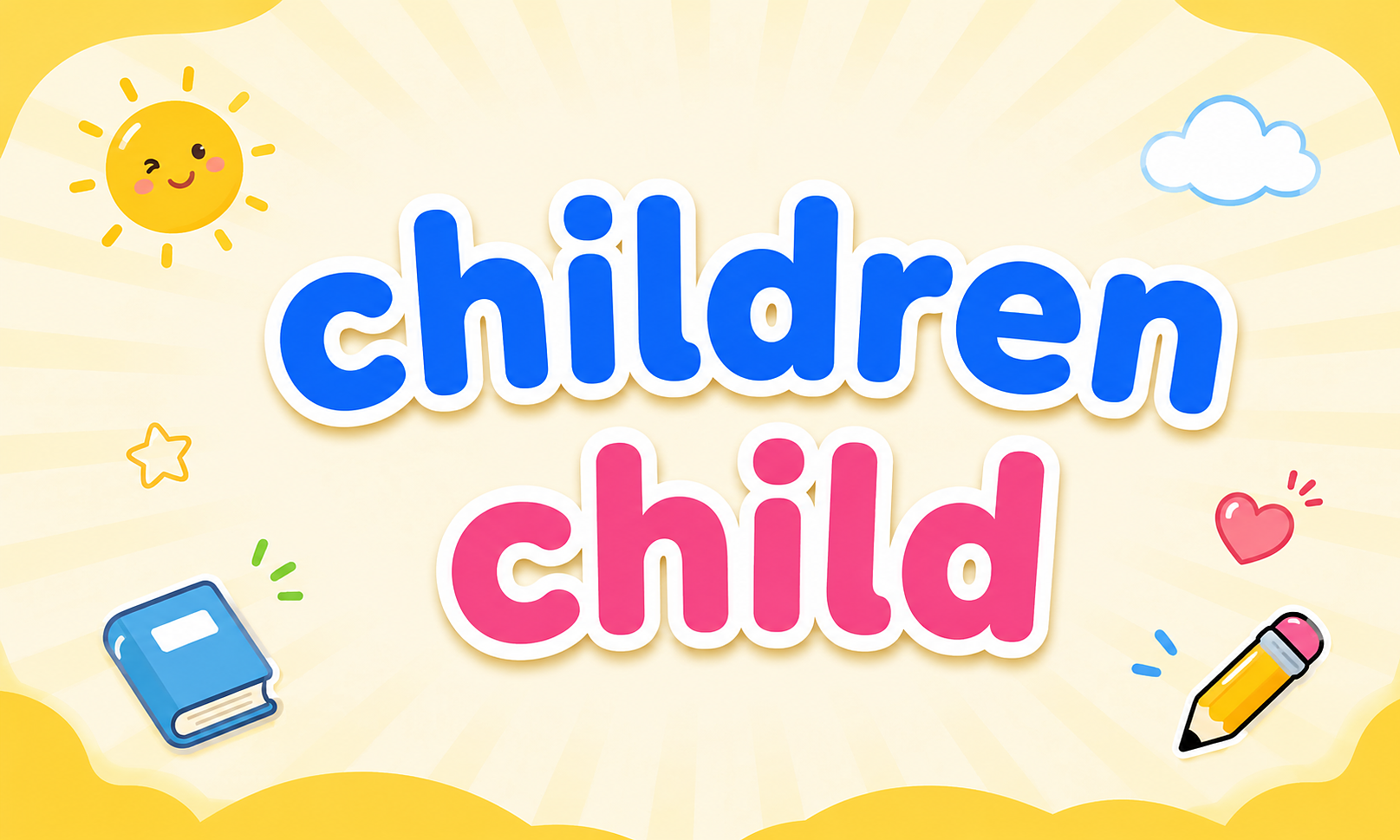 Correct pronunciation of 'children' and 'child'